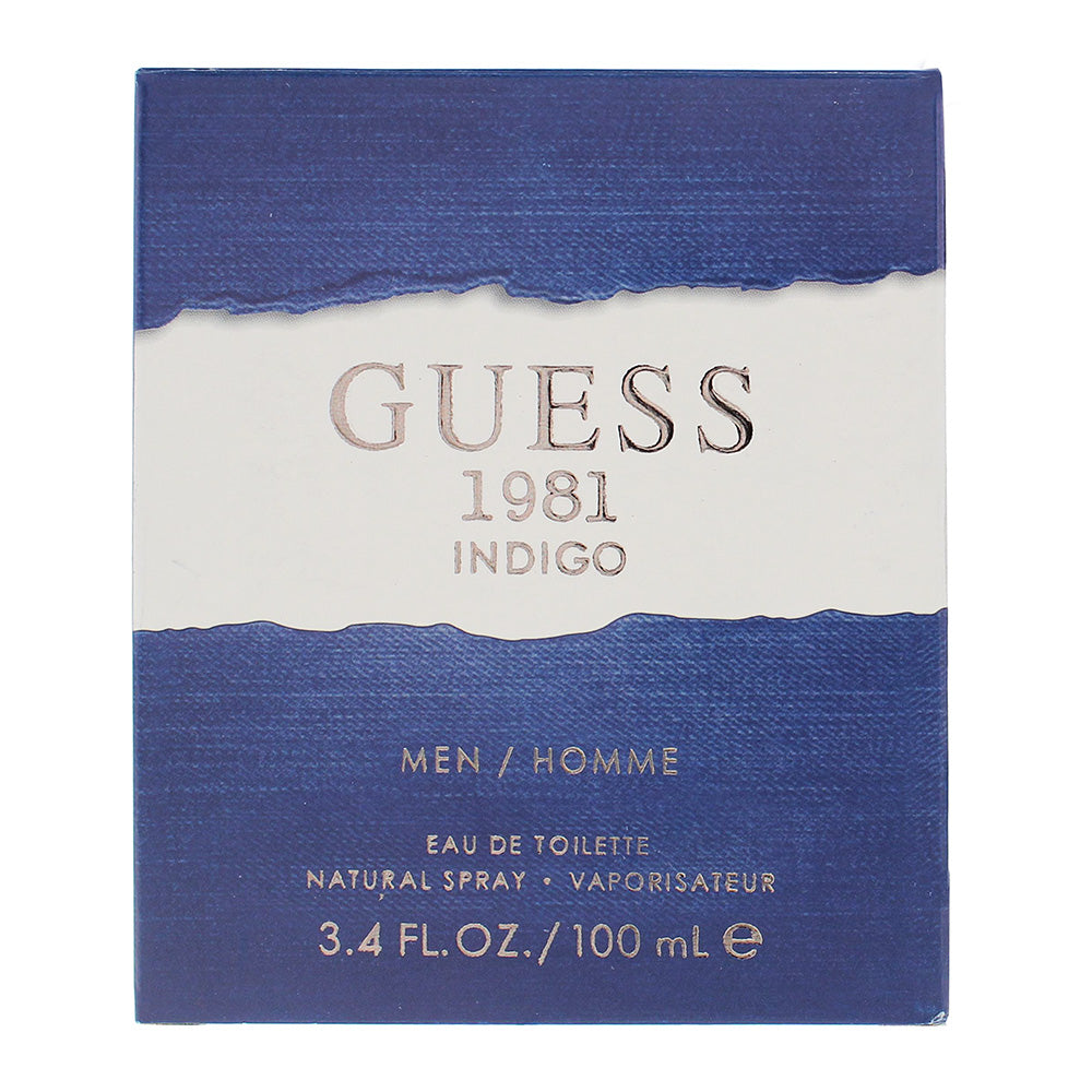 Guess 1981 Indigo Men Eau de Toilette 100ml - Box