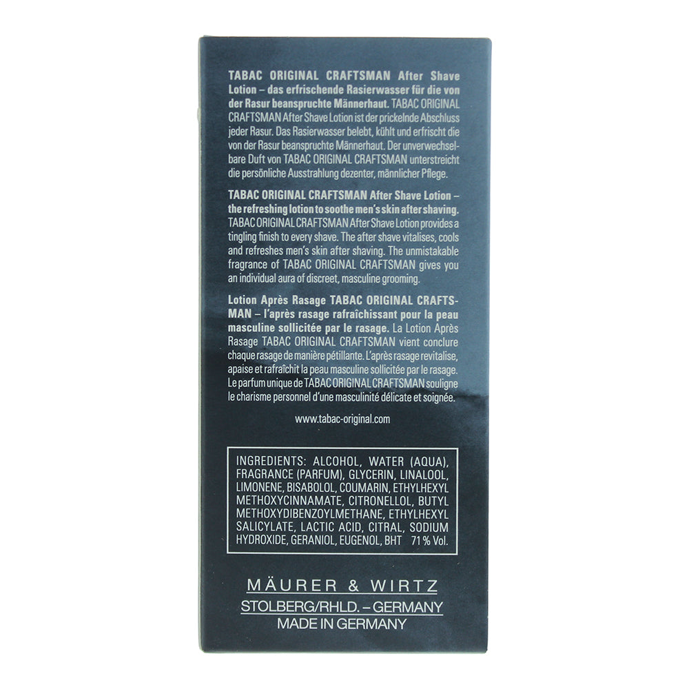 Tabac Craftsman Aftershave Lotion 50ml
