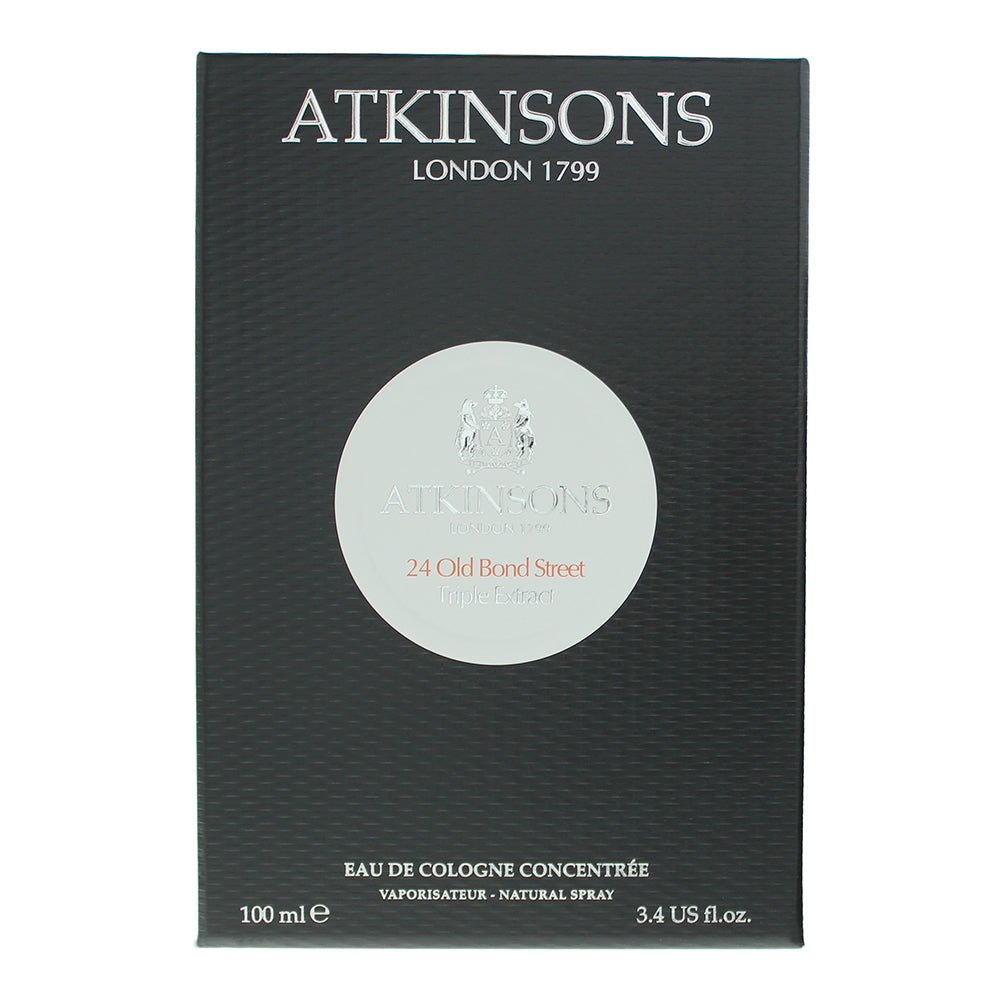 Atkinsons 24 Old Bond Street Eau de Cologne Concentree 100ml - Box