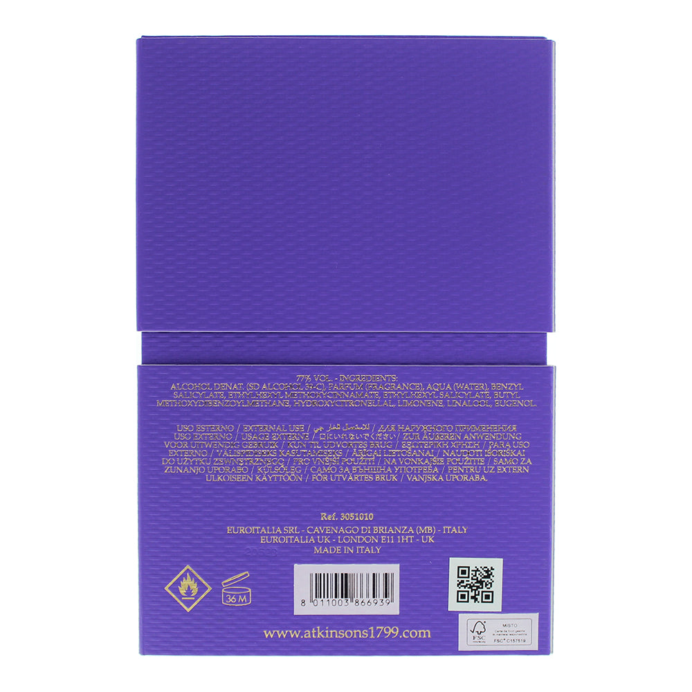 Atkinsons Tulipe Noire Eau De Parfum 100ml