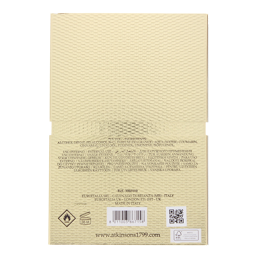 Atkinsons Oud Save The King Eau De Parfum 100ml