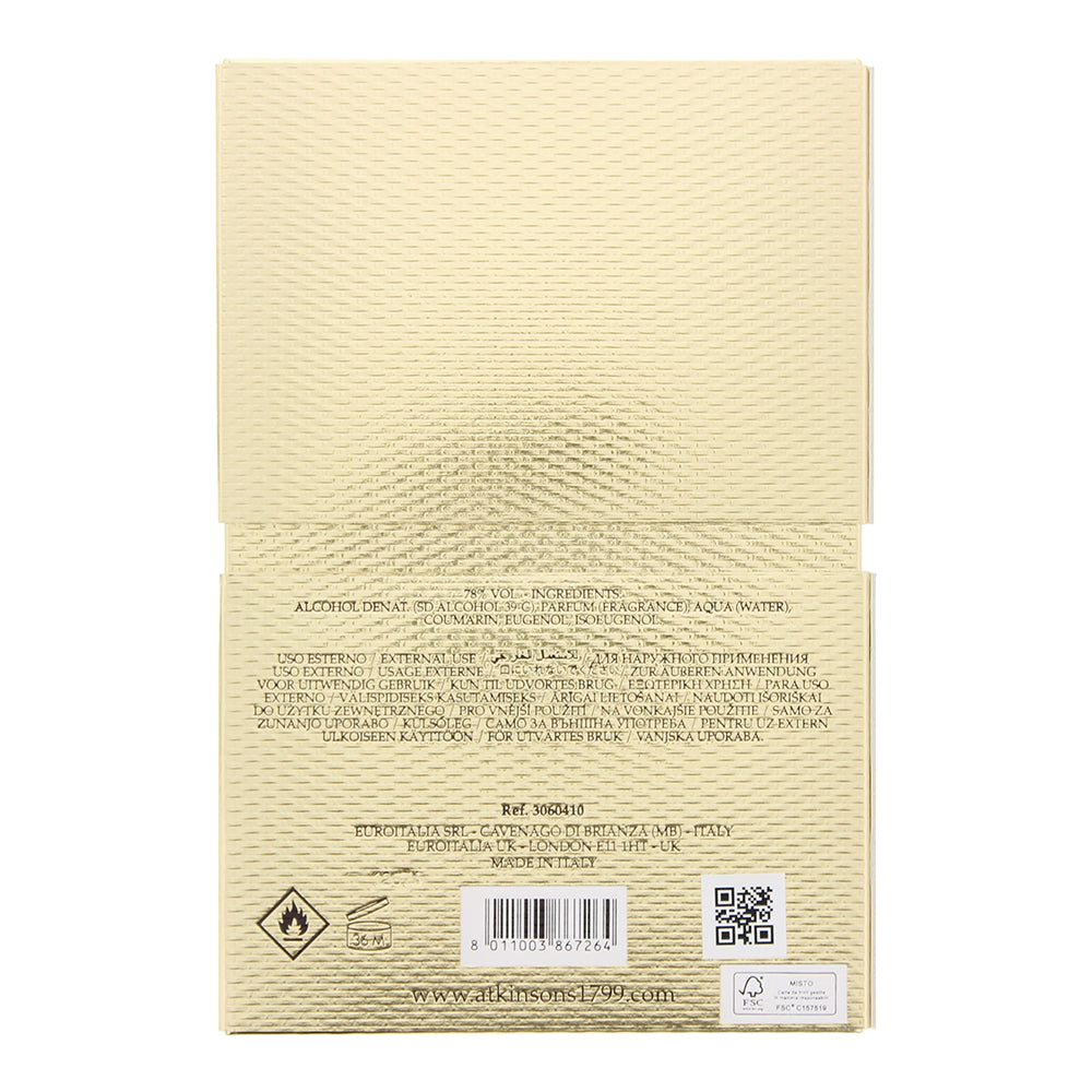 Atkinsons His Majesty The Oud Eau De Parfum 100ml