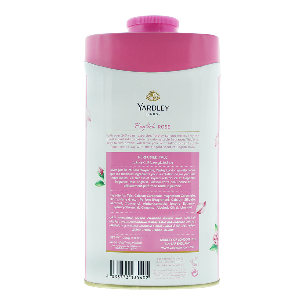 Yardley English Rose Talcum Powder 250g