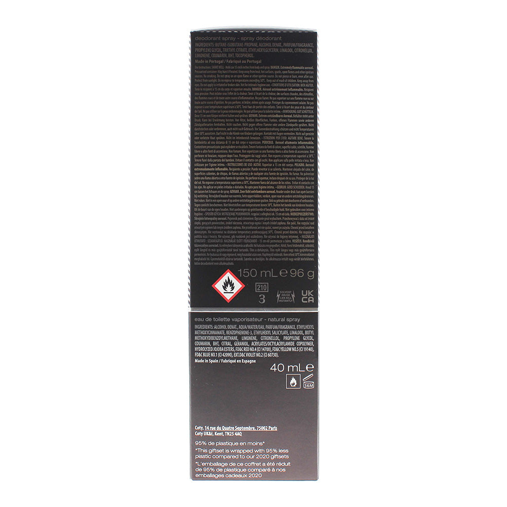 David Beckham Classic 2 Piece Gift Set: Eau de Toilette 40ml - Deodorant Spray 150ml