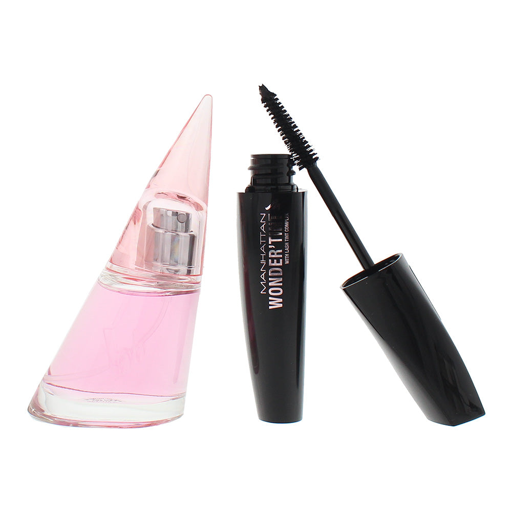 Bruno Banani 2 Piece Gift Set: Woman Eau de Parfum 30ml - Manhattan Wonder Tint Mascara 11ml Black - Product