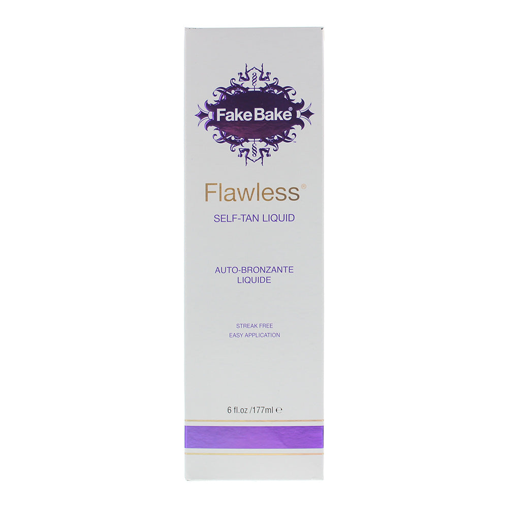 Fake Bake Flawless Self-Tan Liquid 177ml & Application Mitt - Box