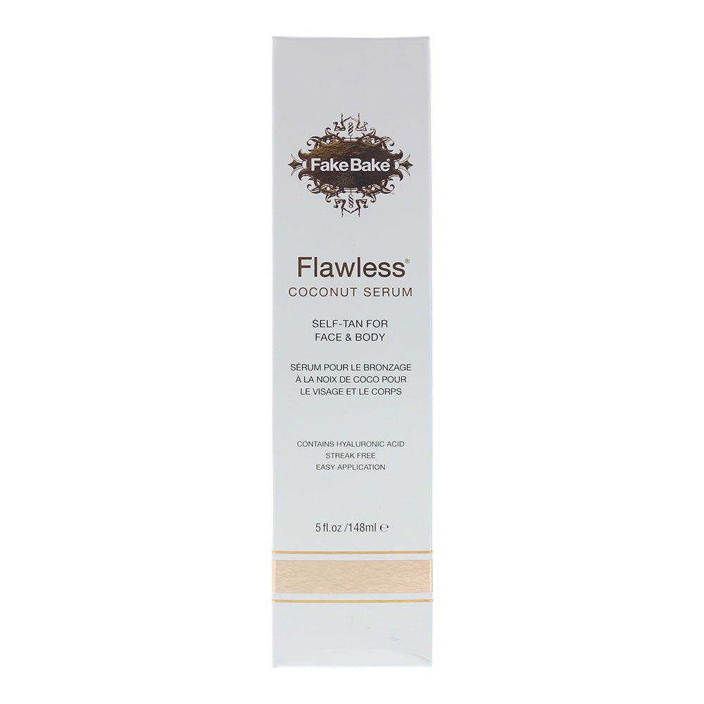 Fake Bake Flawless Coconut Serum Self-Tan For Face & Body 148ml - Box