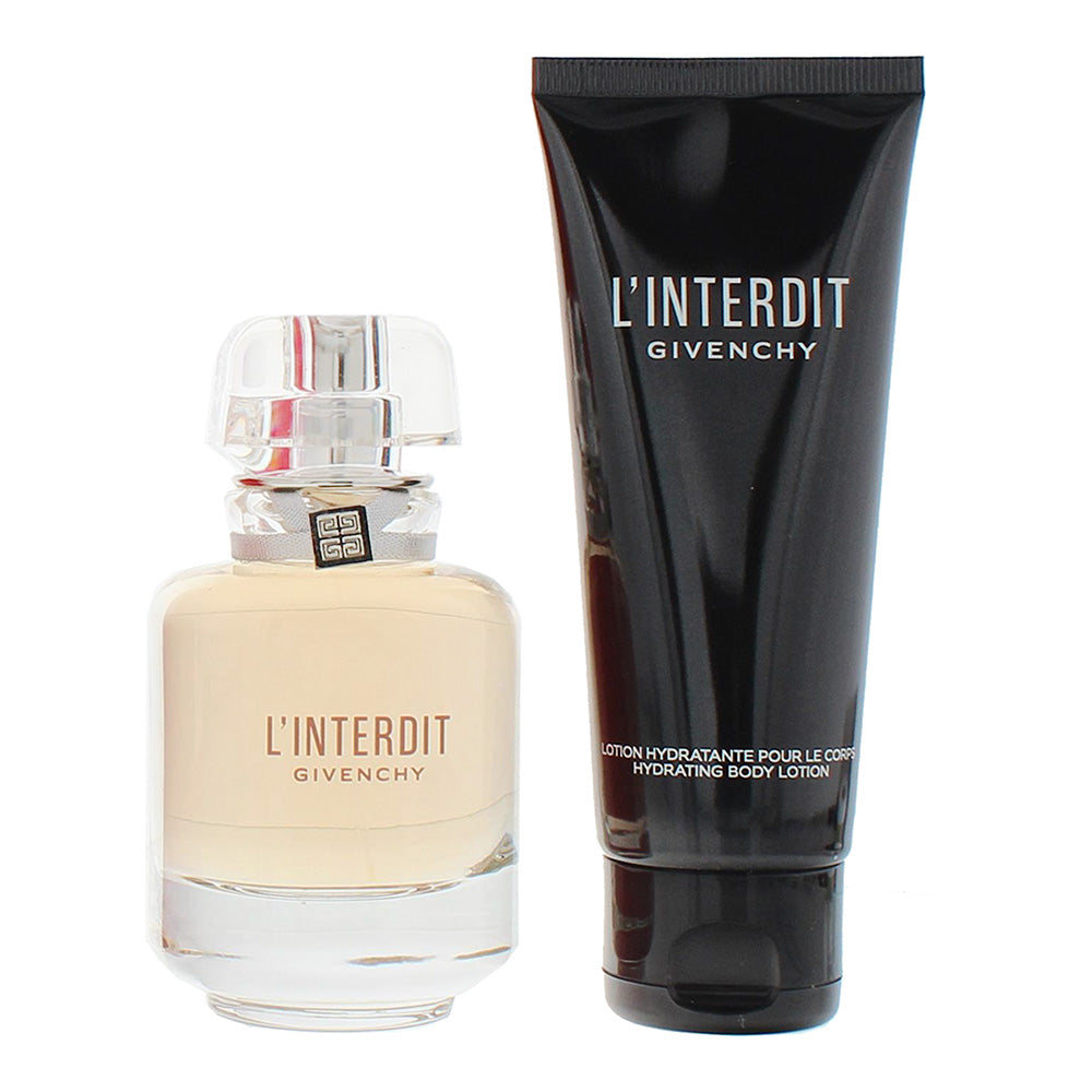 Givenchy L'interdit 2 Piece Gift Set: Eau de Toilette 50ml - Body Lotion 75ml - Product