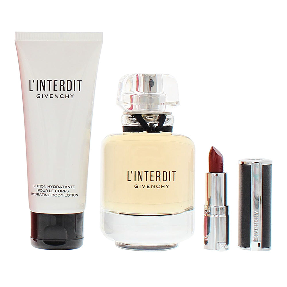 Givenchy L'interdit 3 Piece Gift Set: Eau de Parfum 80ml - Body Lotion 75ml - #3 - Product