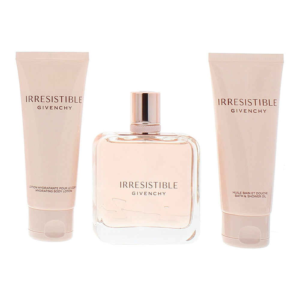 Givenchy Irresistible 3 Piece Gift Set: Eau de Parfum 80ml - Body Lotion 75ml -  - Product