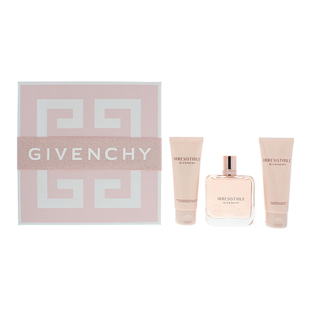 Givenchy Irresistible 3 Piece Gift Set: Eau de Parfum 80ml - Body Lotion 75ml - 