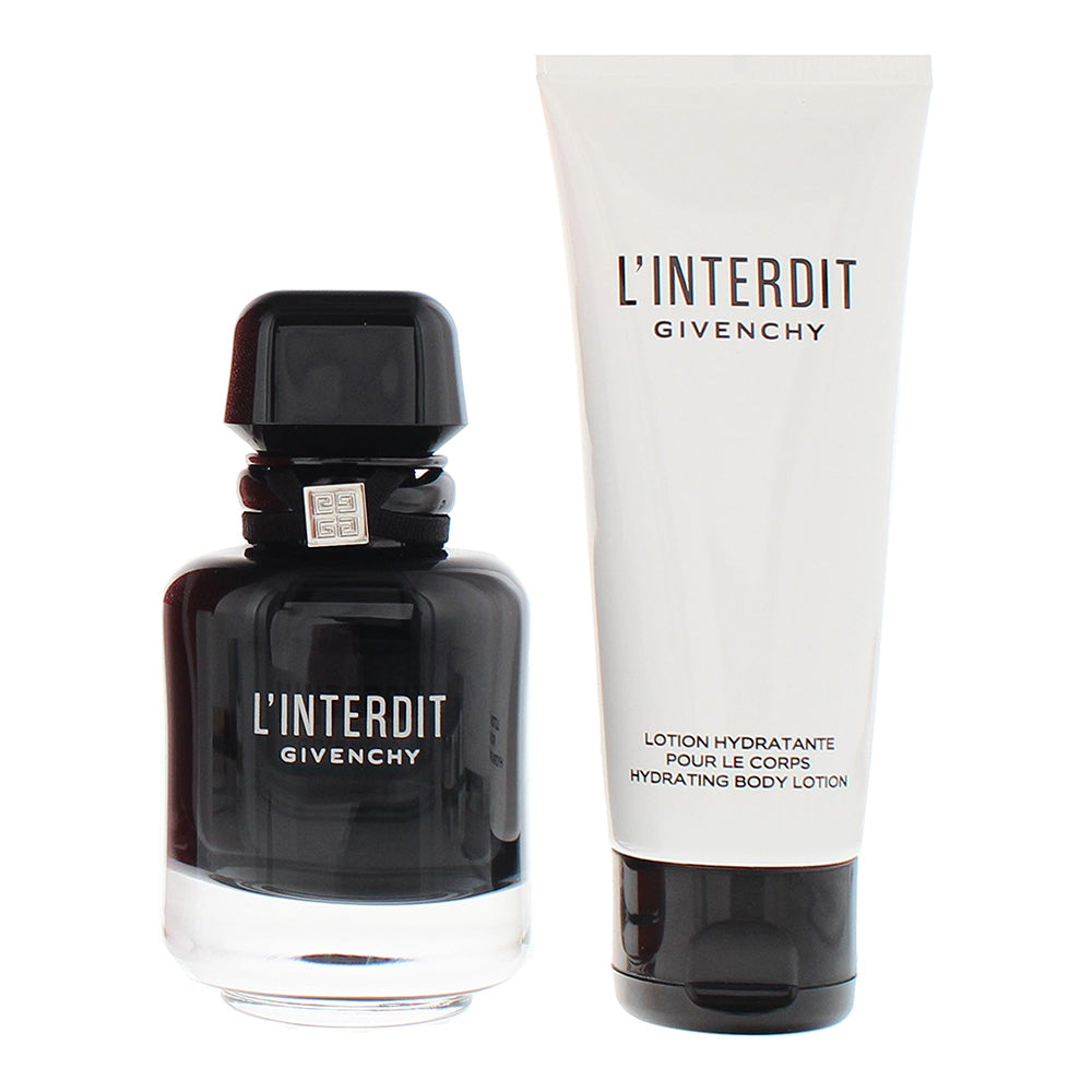 Givenchy L'interdit 2 Piece Gift Set: Eau de Parfum Intense 50ml - Body Lotion 7 - Product