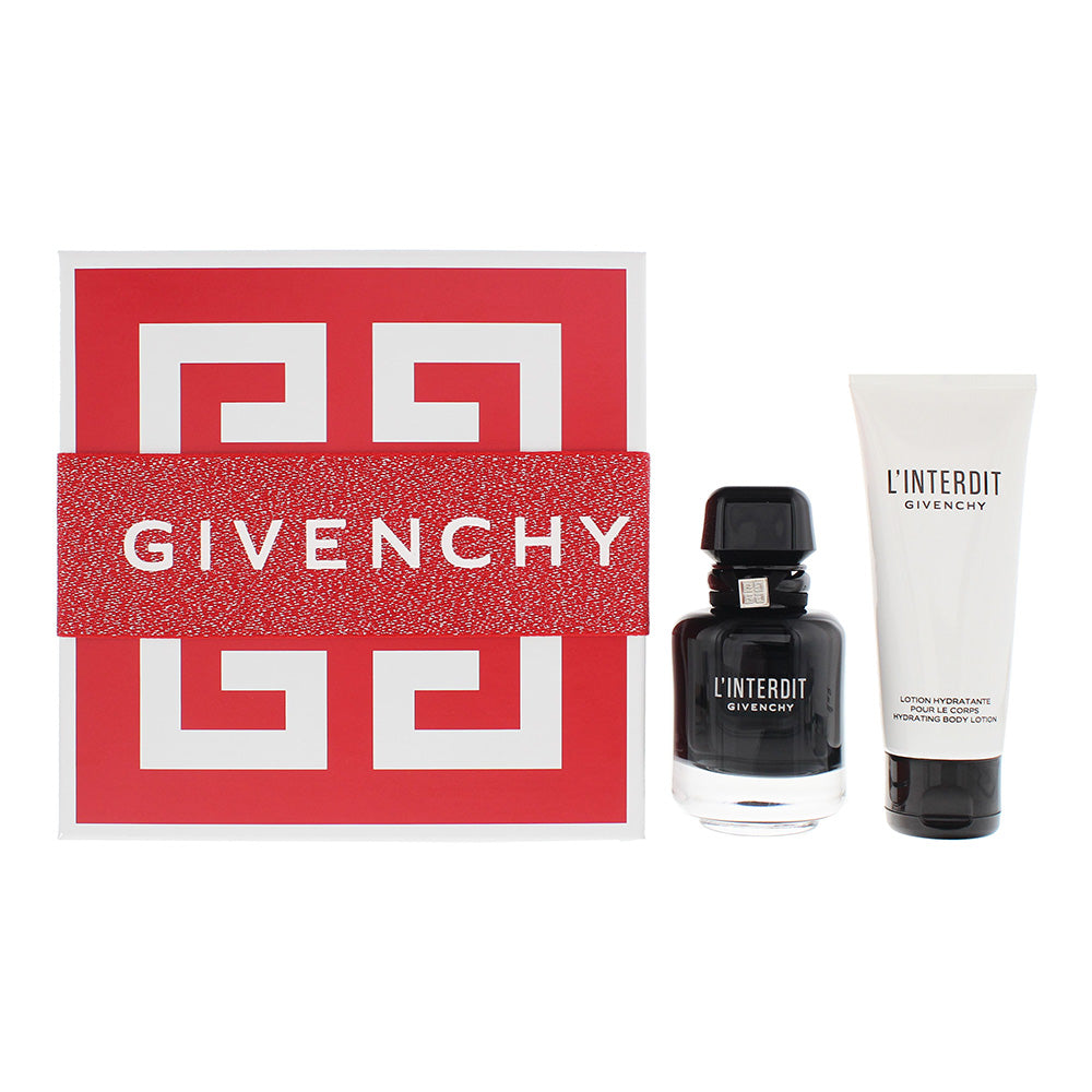 Givenchy L'interdit 2 Piece Gift Set: Eau de Parfum Intense 50ml - Body Lotion 7