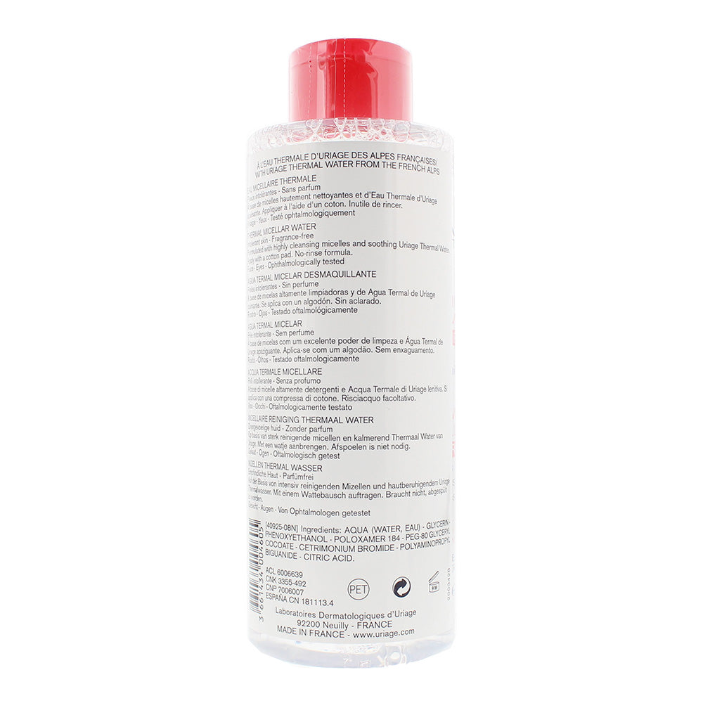 Uriage Thermal Micellar Water Intolerant Skin Micellar Water 500ml