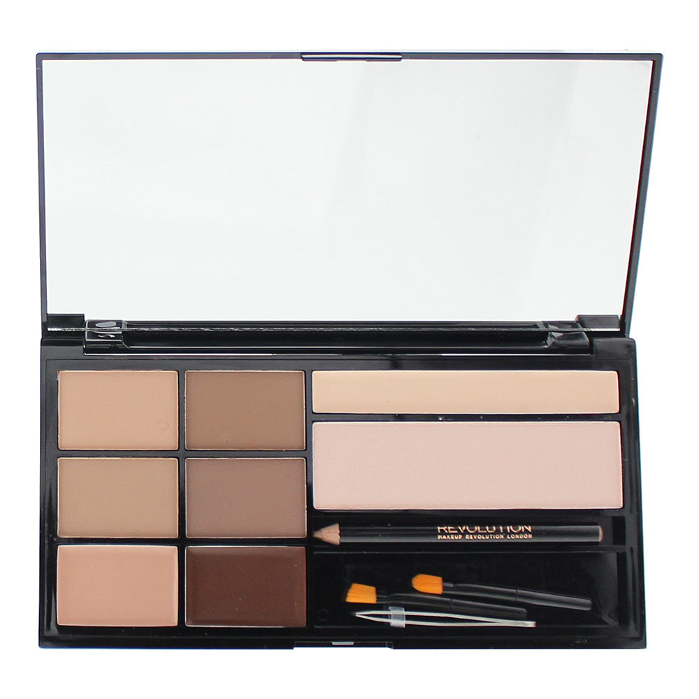 Revolution Ultra Brow Fair To Medium Brow Kit 18.98g - Product
