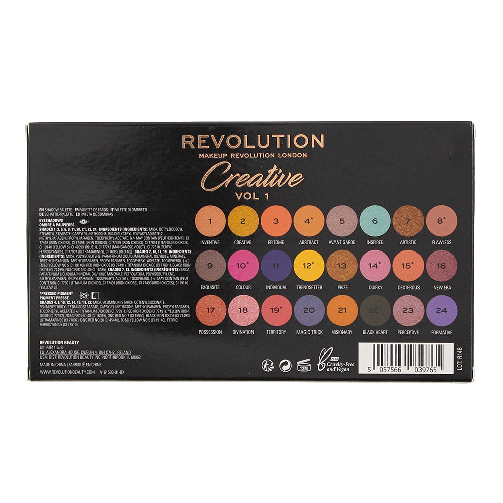 Revolution Creative Vol 1 Eye Shadow Palette 12g