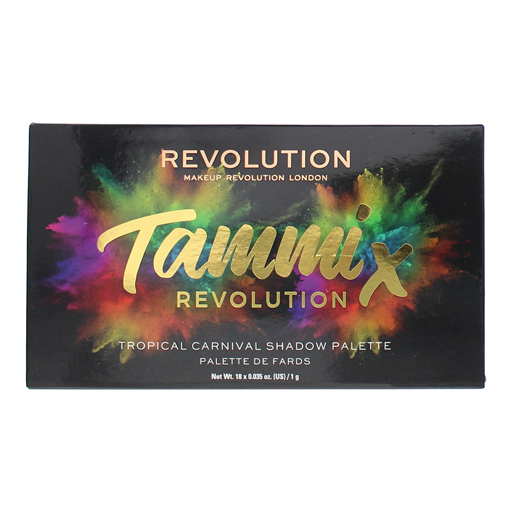Revolution Tammix Tropical Carnival Eye Shadow Palette 18g - Box