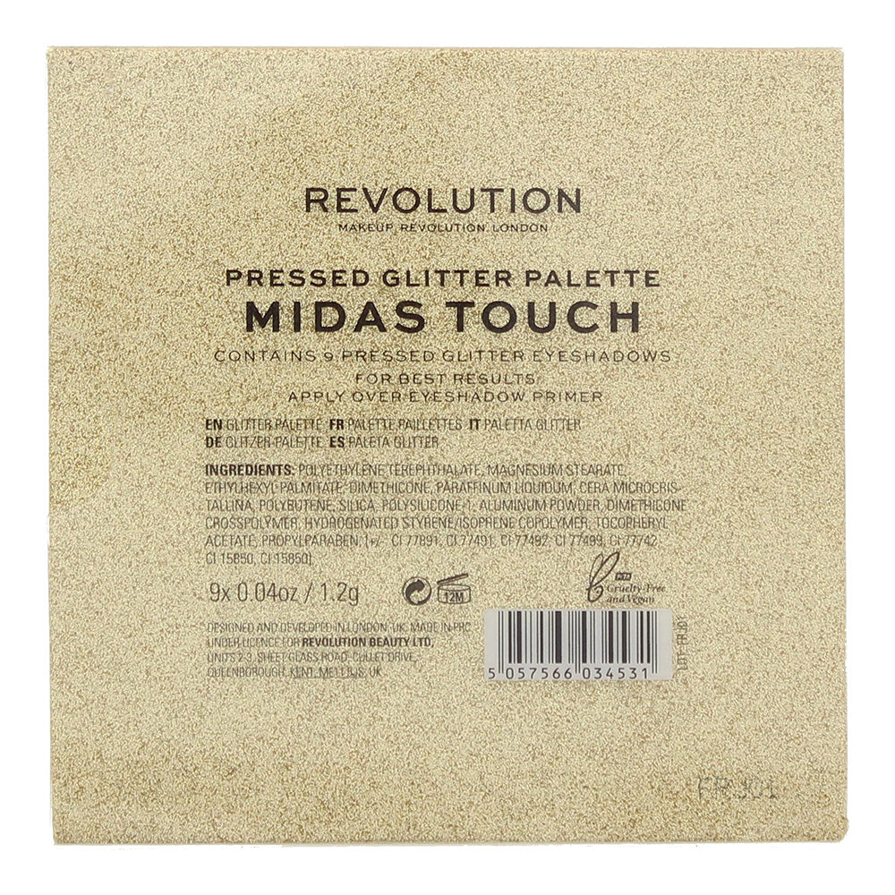 Revolution Midas Touch Eye Shadow Palette 9 x 1.2g