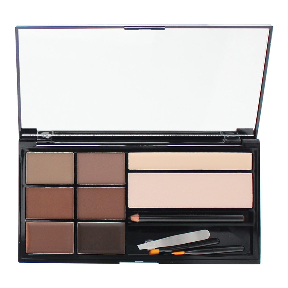 Revolution Ultra Brow Medium To Dark Brow Kit 18.98g - Product