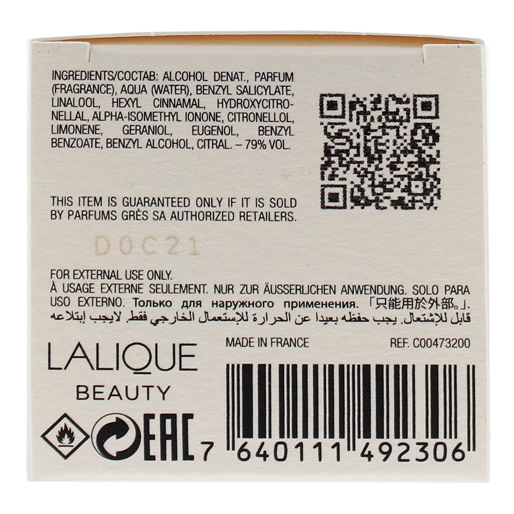 Parfums Grès Cabotine Rose Eau de Toilette 30ml - Ingredients