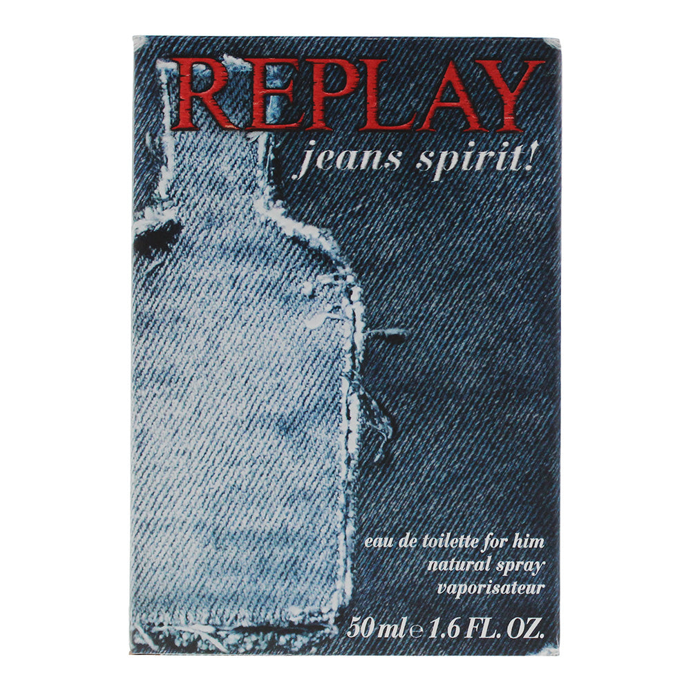 Replay Jeans Spirit For Him Eau de Toilette 50ml - Box