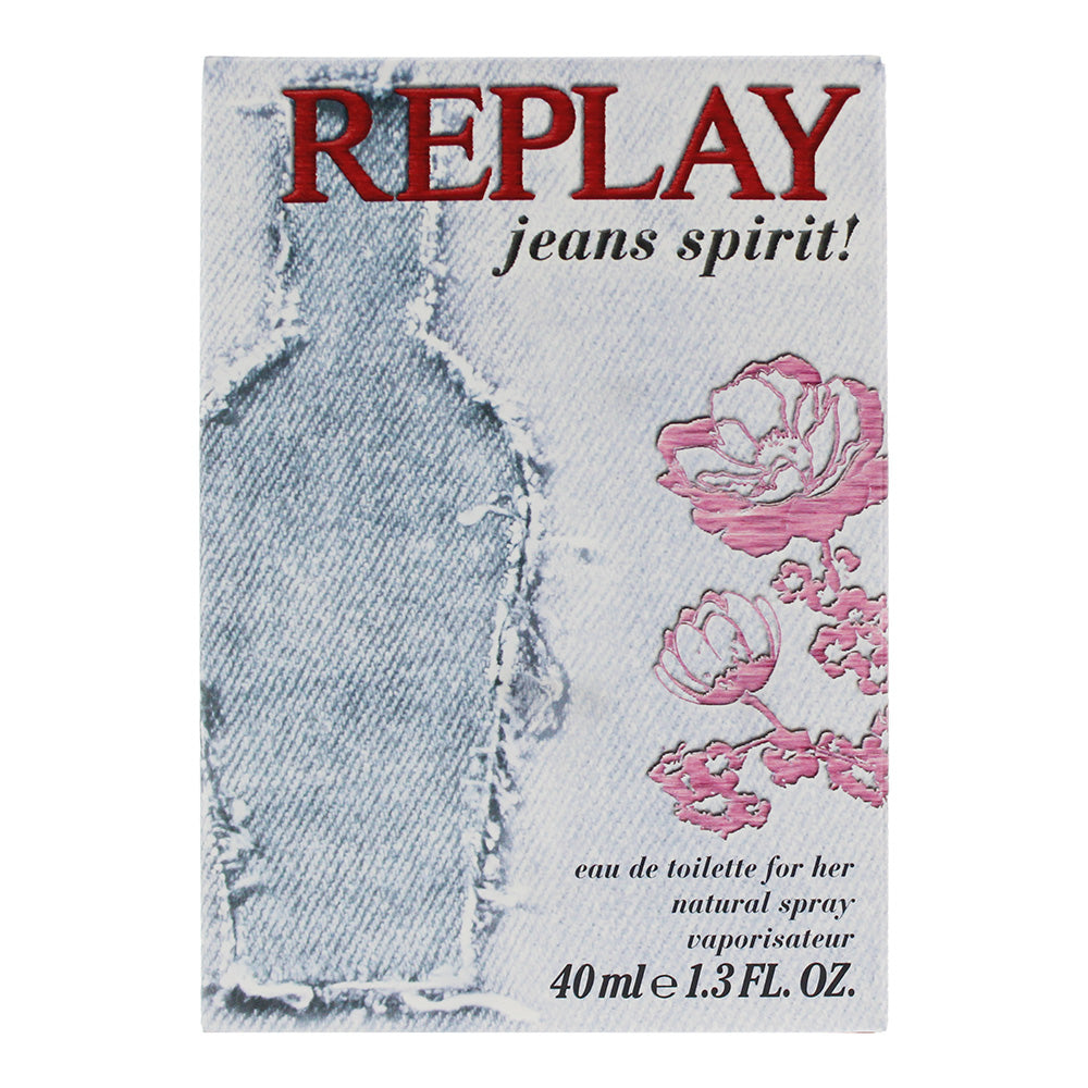 Replay Jeans Spirit For Her Eau de Toilette 40ml - Box