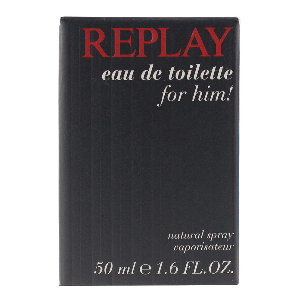 Replay For Him Eau de Toilette 50ml - Box