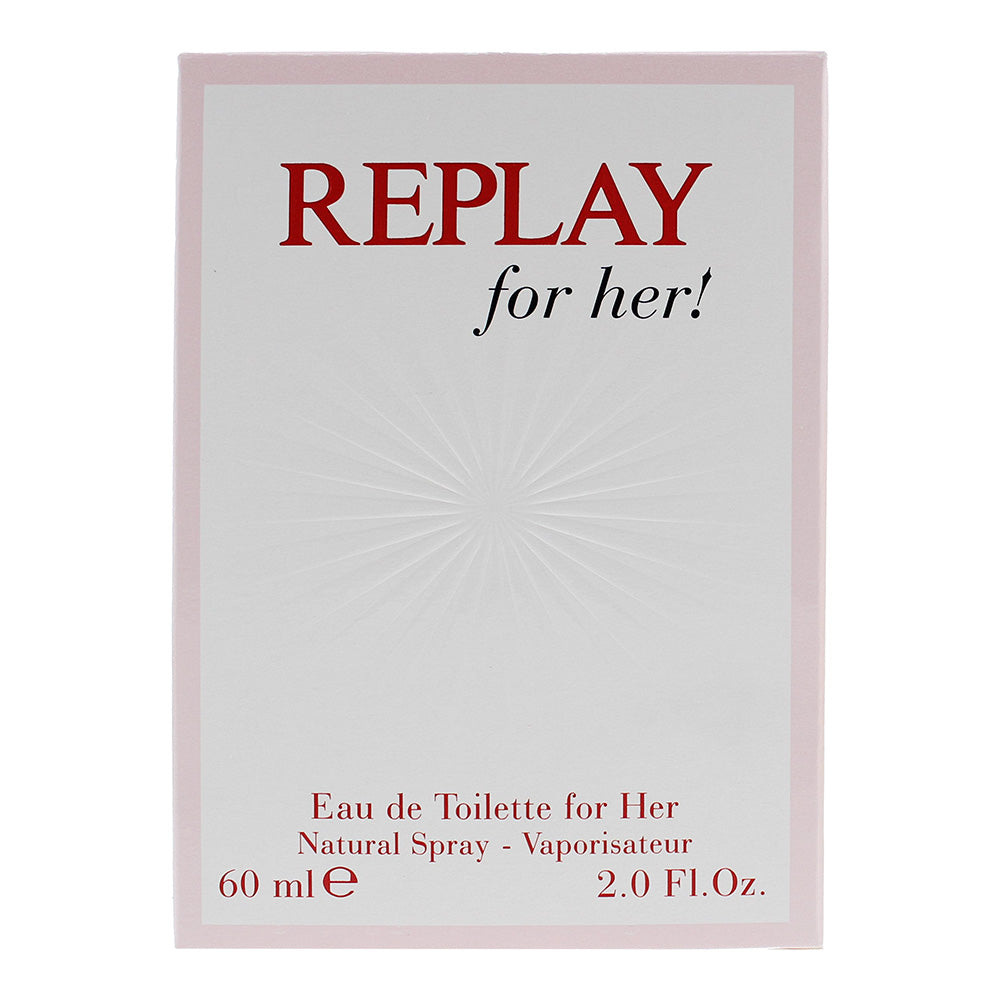 Replay For Her Eau de Toilette 60ml - Box