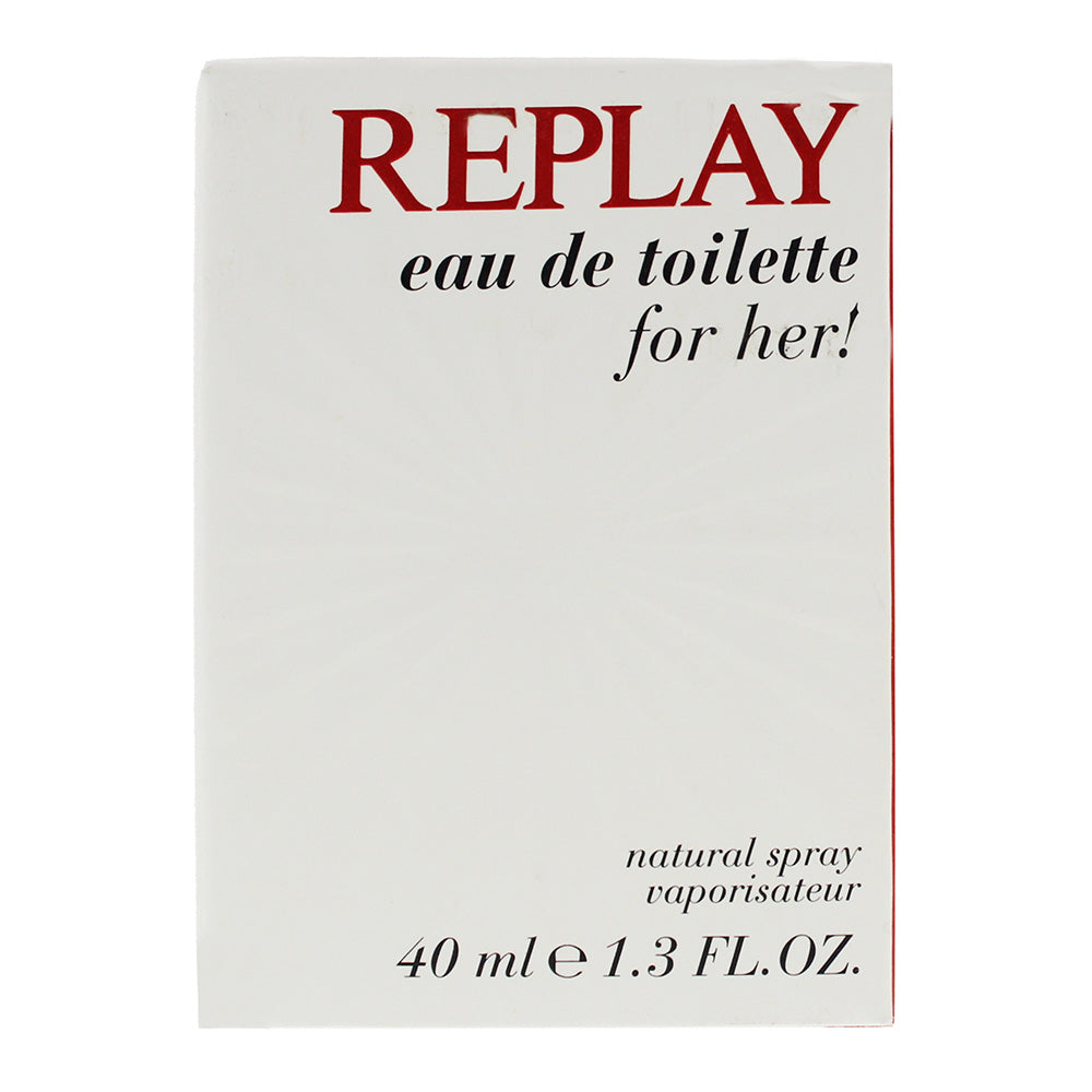 Replay For Her Eau de Toilette 40ml - Box