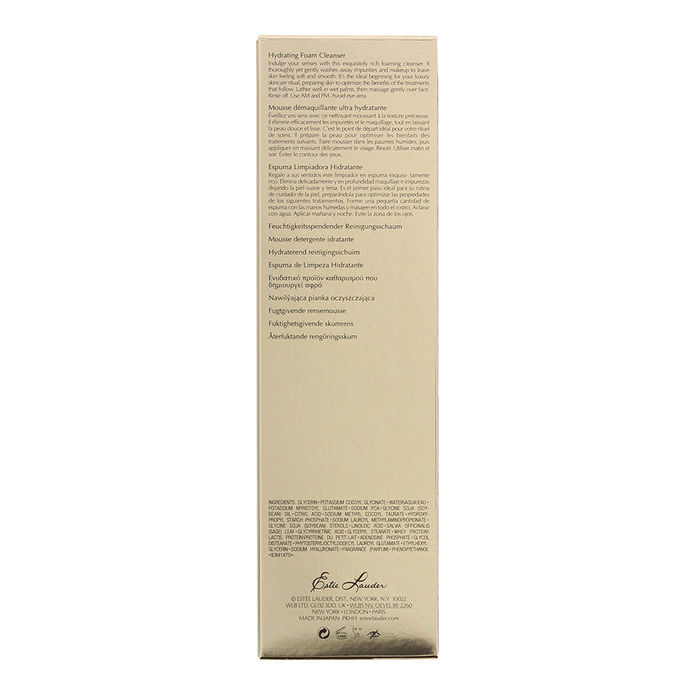 Estée Lauder Re-Nutriv Hydrating Foam Cleanser 125ml - Ingredients