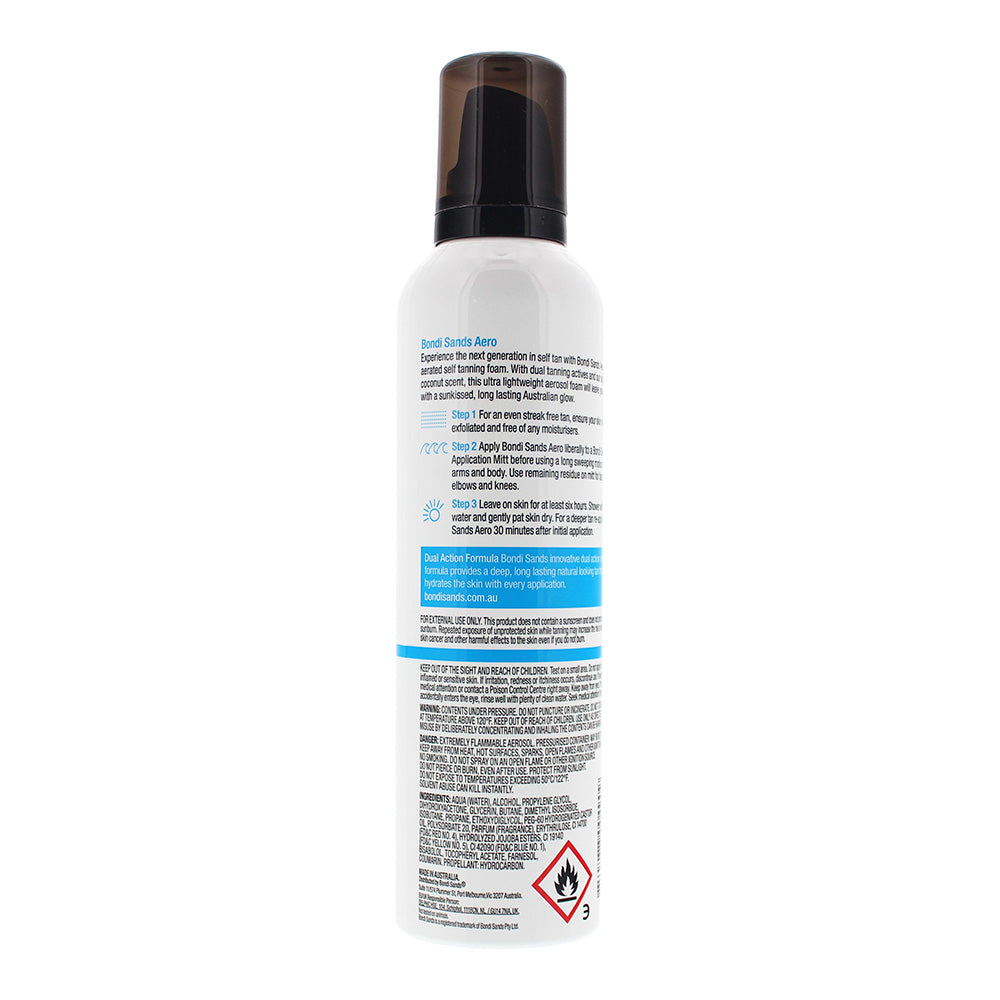 Bondi Sands Aero Light/Medium Aerated Self Tanning Foam 225ml - Ingredients