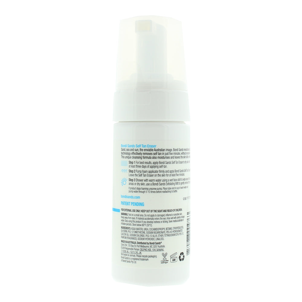 Bondi Sands The Australian Tan Self-Tan Eraser Gentle Foaming Cleanser 100ml - Ingredients