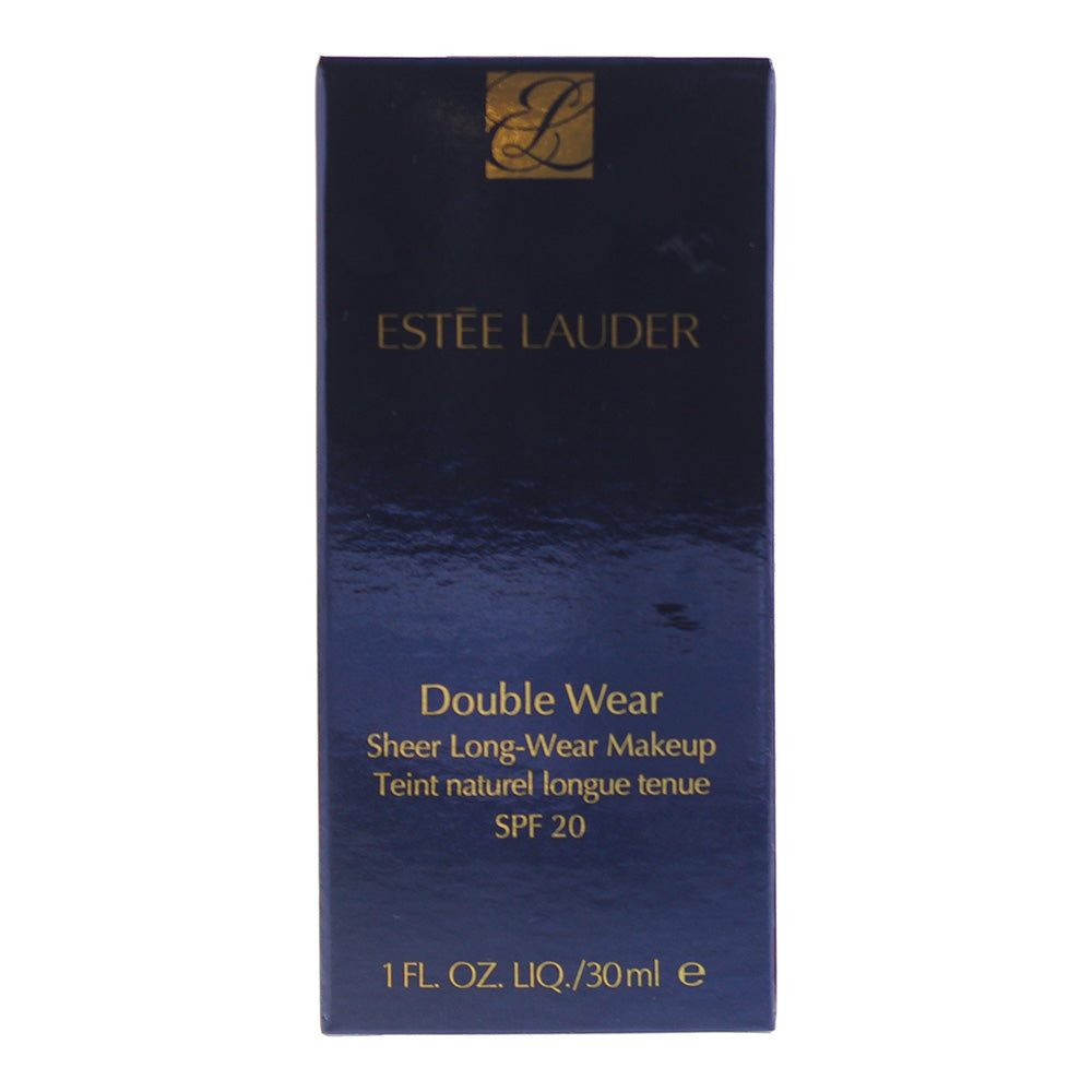 Estée Lauder Double Wear Sheer Long-Wear Makeup SPF 20 3C2 Pebble Foundation 30m - Box