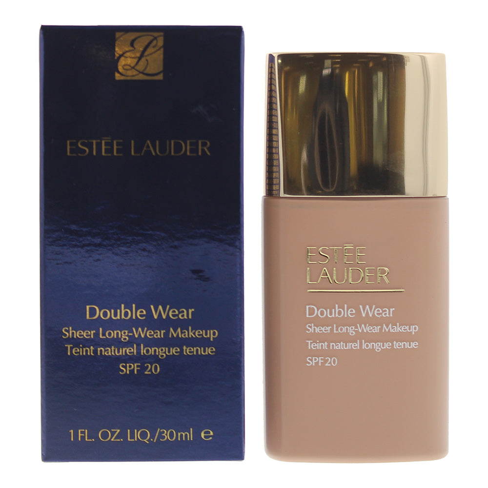 Estée Lauder Double Wear Sheer Long-Wear Makeup SPF 20 3C2 Pebble Foundation 30m