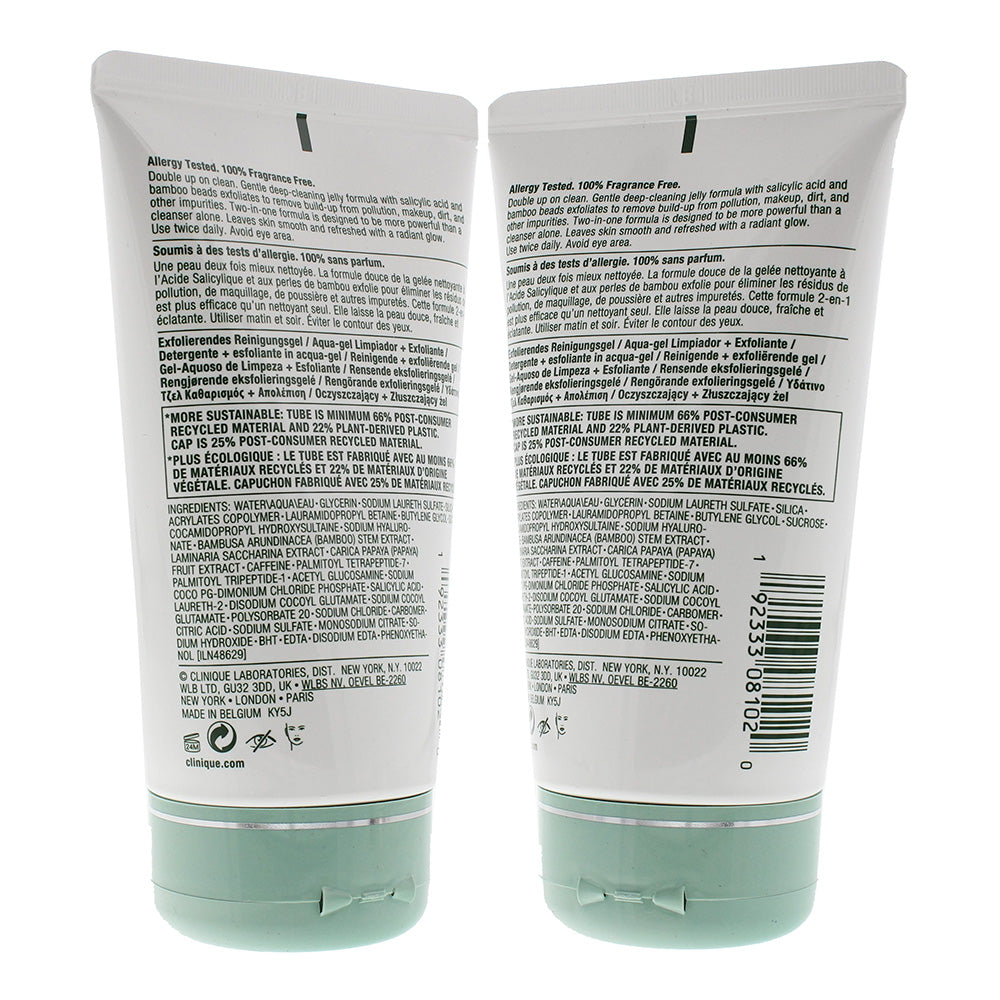 Clinique All About Clean 2-In-1 Cleansing + Exfoliant Jelly 150ml