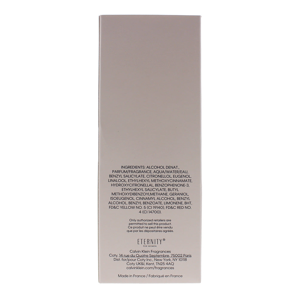 Calvin Klein Eternity For Women Eau de Parfum 100ml