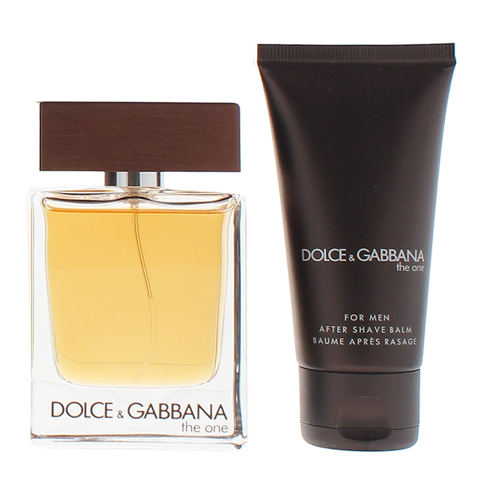 Dolce & Gabbana The One For Men 2 Piece Gift Set: Eau de Toilette 50ml - Aftersh - Product