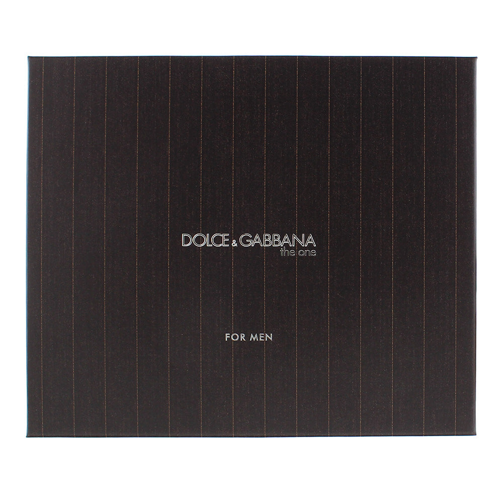 Dolce & Gabbana The One For Men 2 Piece Gift Set: Eau de Toilette 50ml - Aftersh - Box