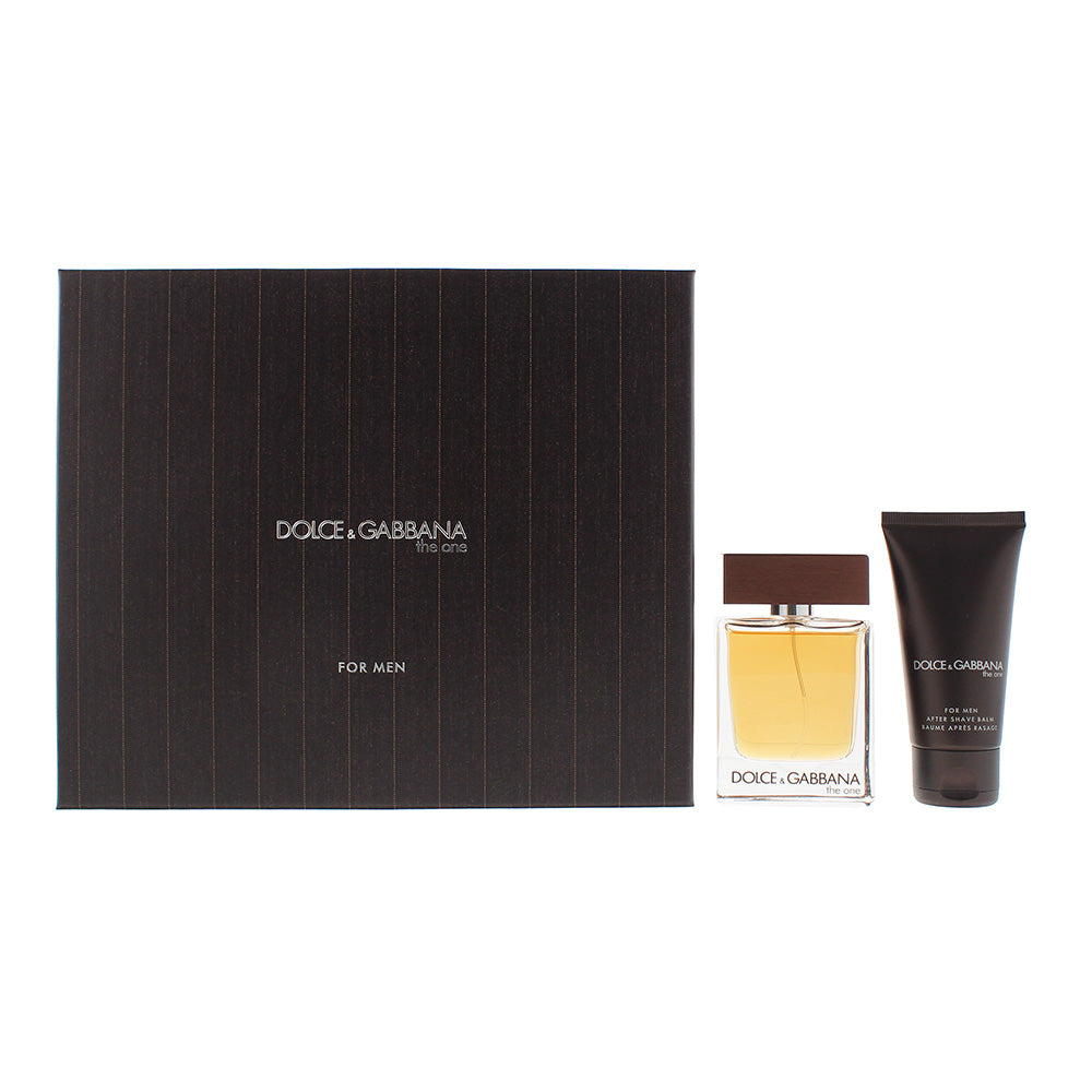 Dolce & Gabbana The One For Men 2 Piece Gift Set: Eau de Toilette 50ml - Aftersh