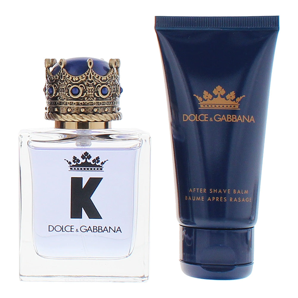 Dolce & Gabbana K 2 Piece Gift Set: Eau de Toilette 50ml - Aftershave Balm 50ml - Product