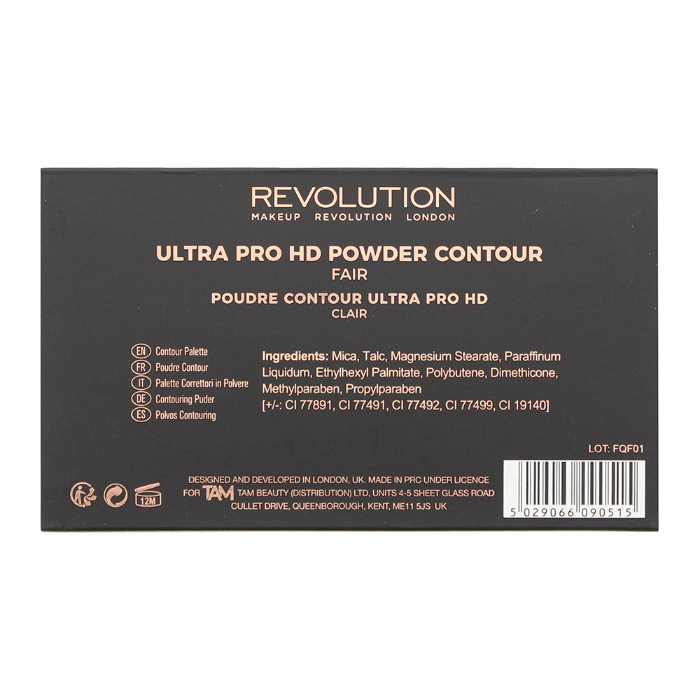 Revolution Pro HD Powder Contour Fair Contouring Palette 20g