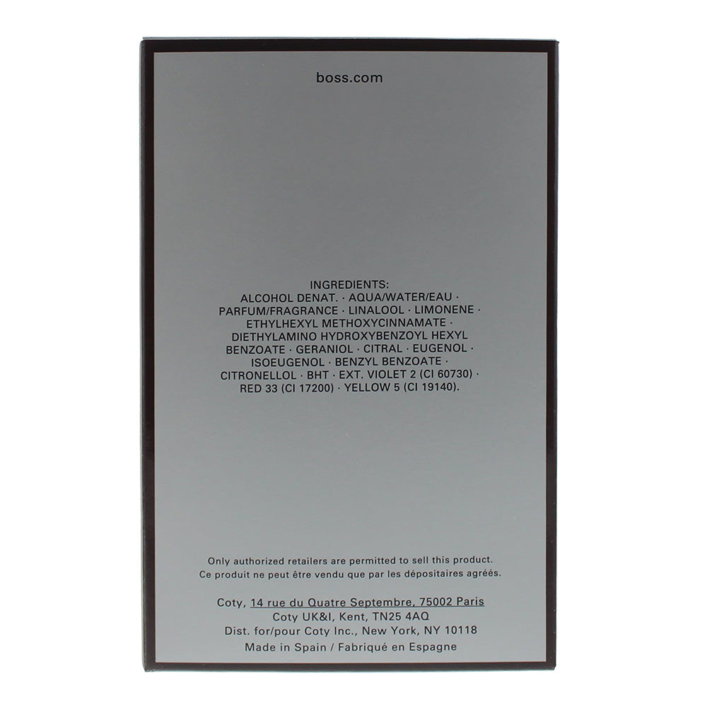 Hugo Boss Man Eau de Toilette 100ml - Ingredients