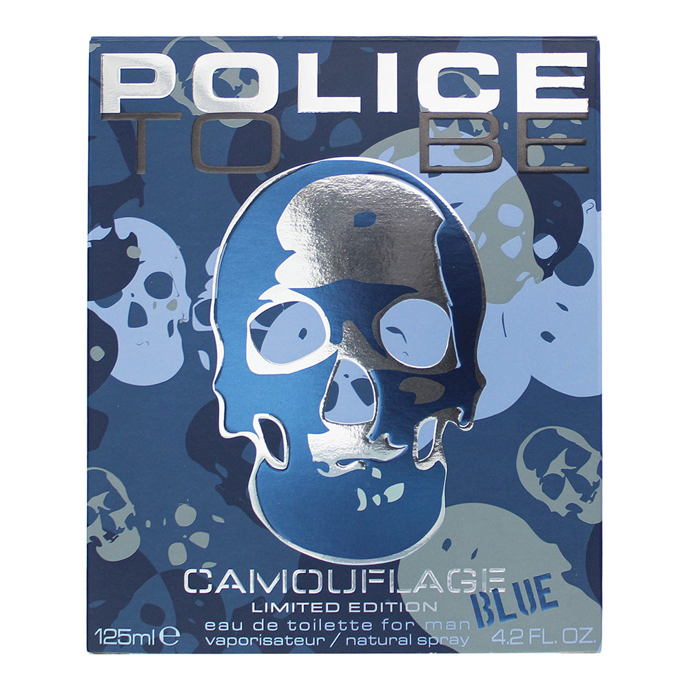 Police To Be Camouflage Blue Limited Edition Eau de Toilette 125ml - Box