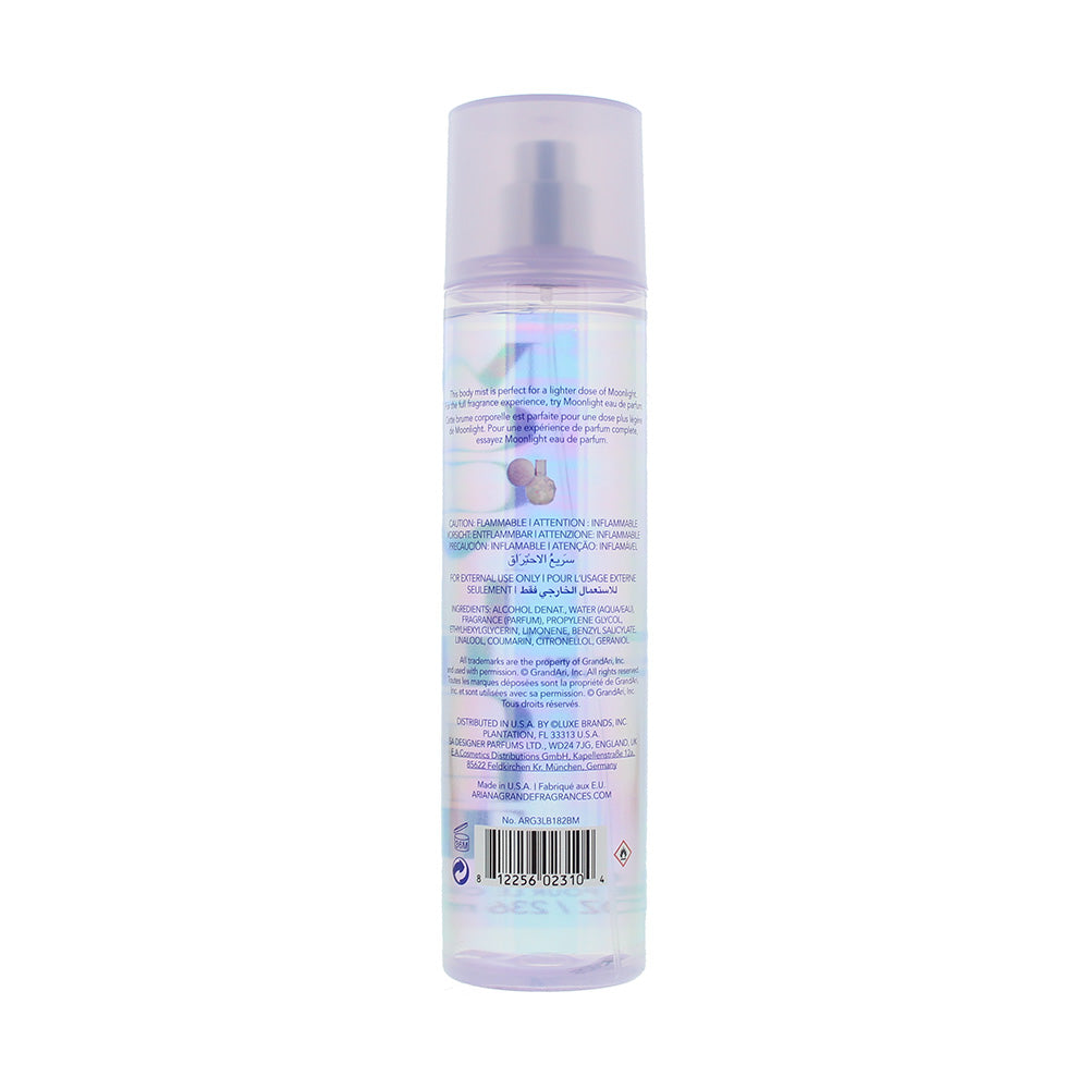 Ariana Grande Moonlight Body Mist 236ml - Ingredients