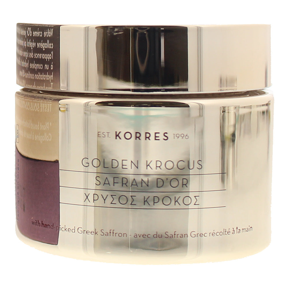 Korres Golden Krocus Hydra-Filler Plumping Cream Plant Based Collagen With Hand- - Product
