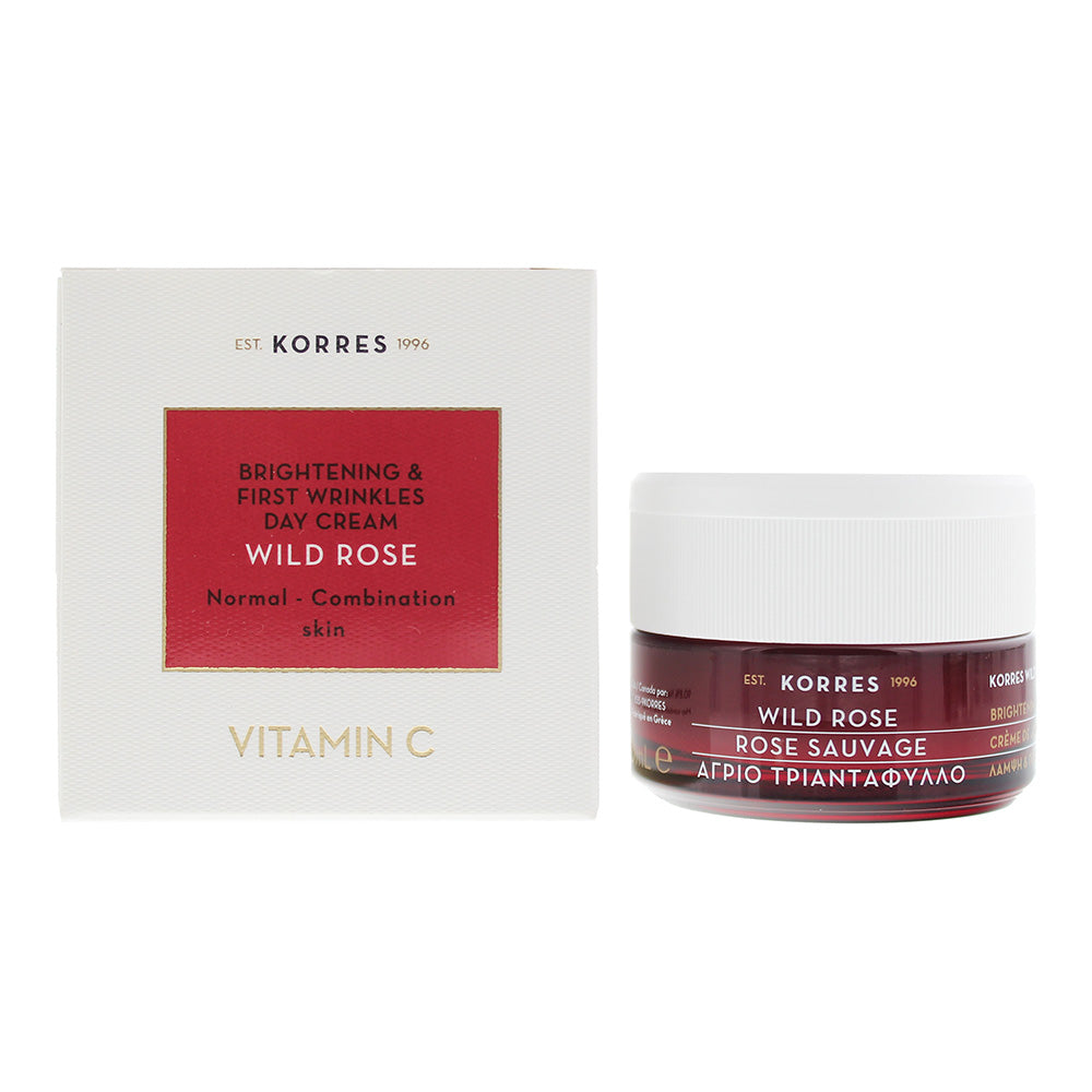 Korres Brightening & First Wrinkles Wild Rose Vitamin C Day Cream 40ml For Norma
