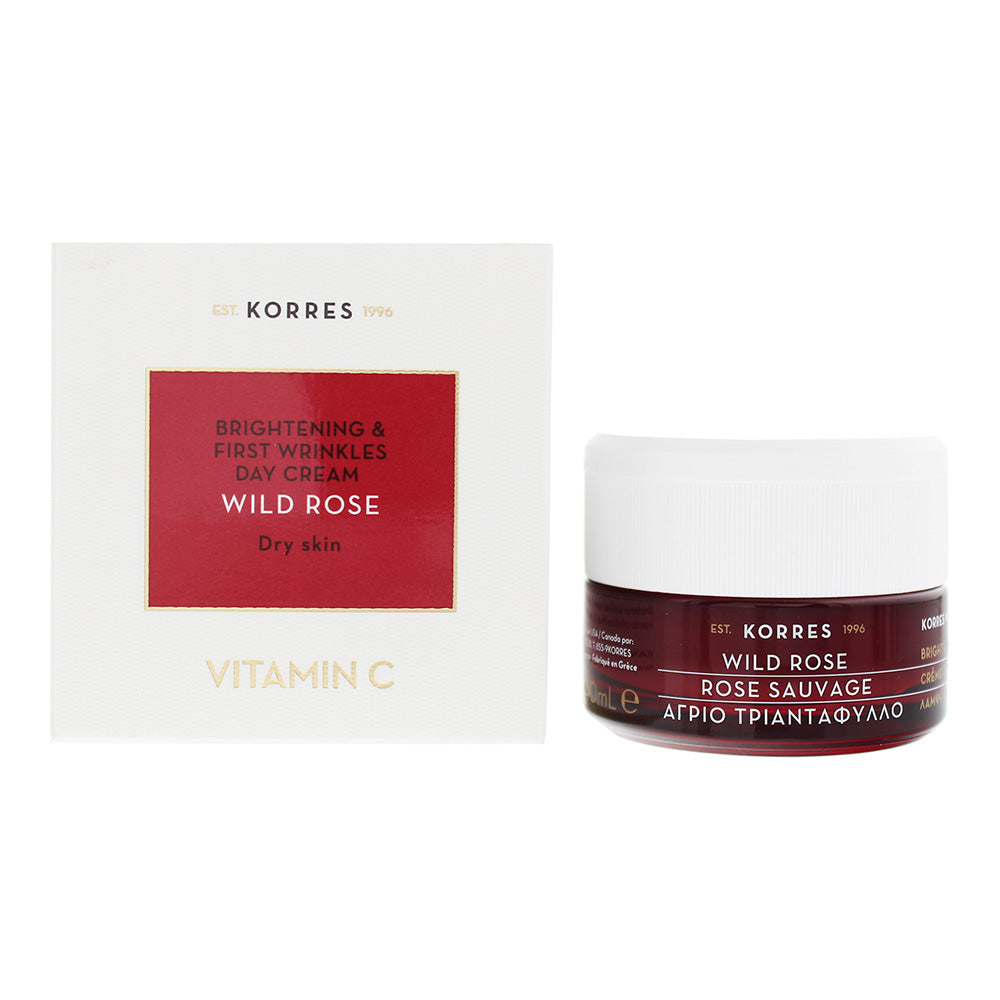 Korres Wild Rose Brightening & First Wrinkles Vitamin C Dry Skin Cream 40ml