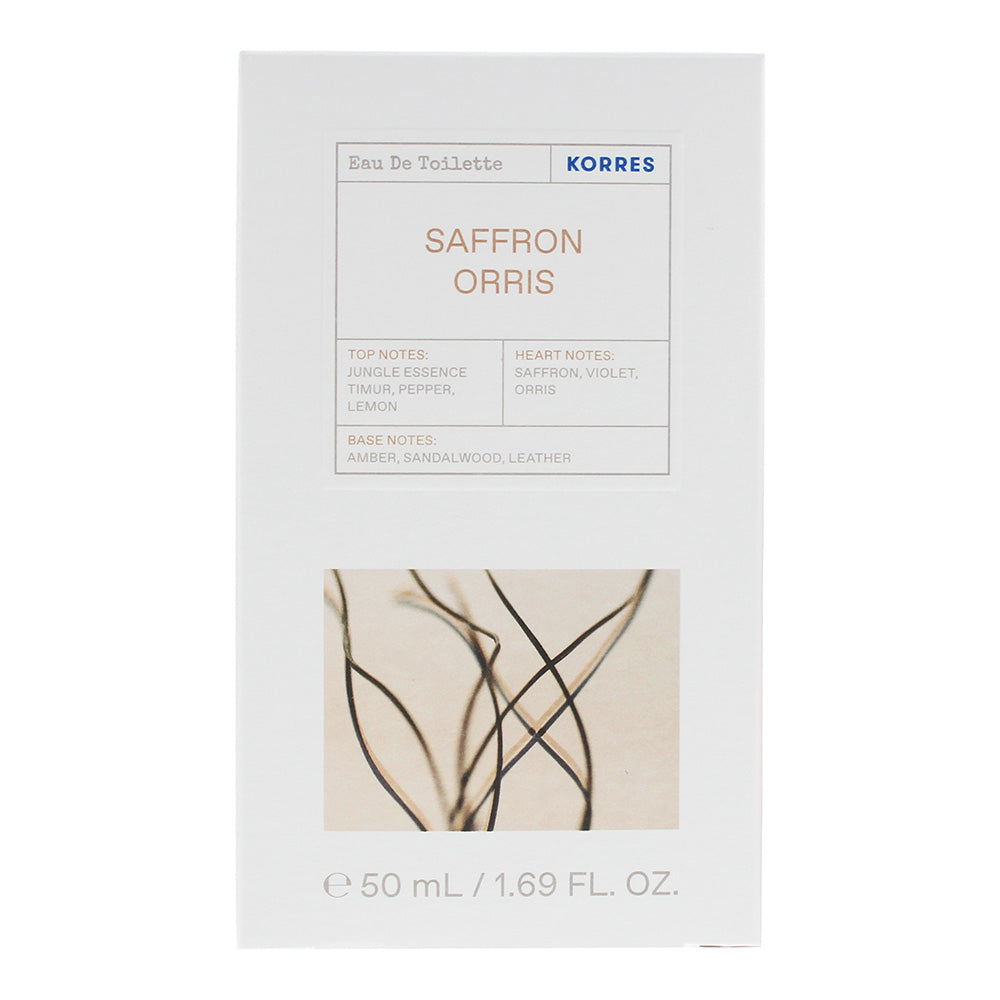 Korres Saffron Orris Eau de Toilette 50ml - Box