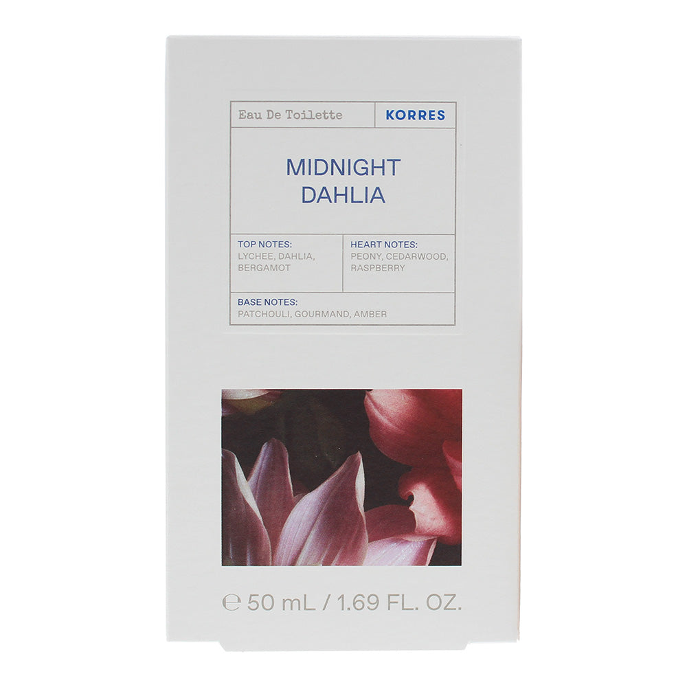 Korres Midnight Dahlia Eau de Toilette 50ml - Box