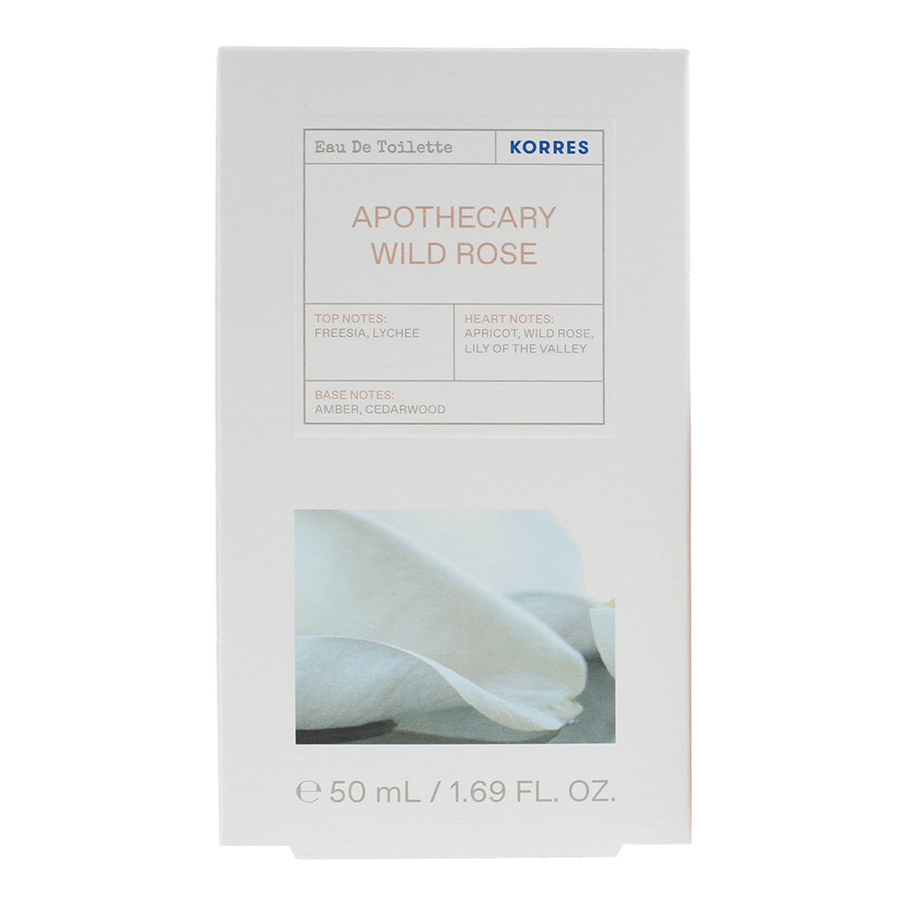 Korres Apothecary Wild Rose Eau de Toilette 50ml - Box